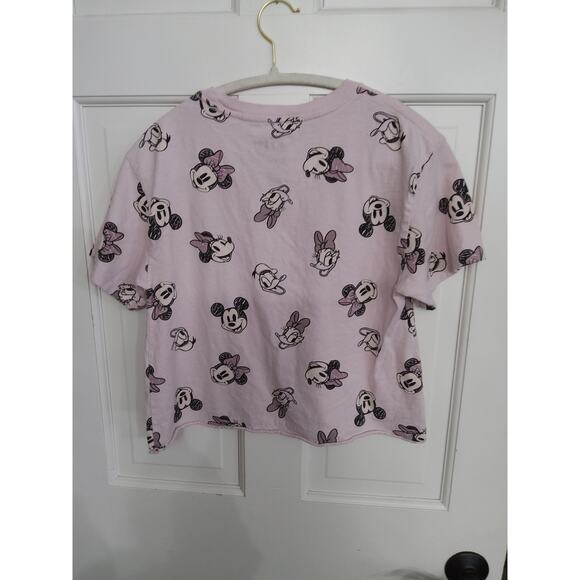 $Disney pink crop top t-shirt Minnie Mouse, Daisy Barbiecore Sz Sm - Picture 5 of 5
